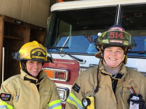 Firefighters - Alicia Craig and Shelby Boyd